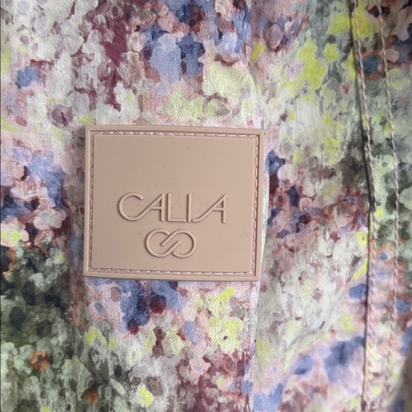 NWT Calia Pastel Watercolor Rain repellent pull over jacket - Picture 5 of 6